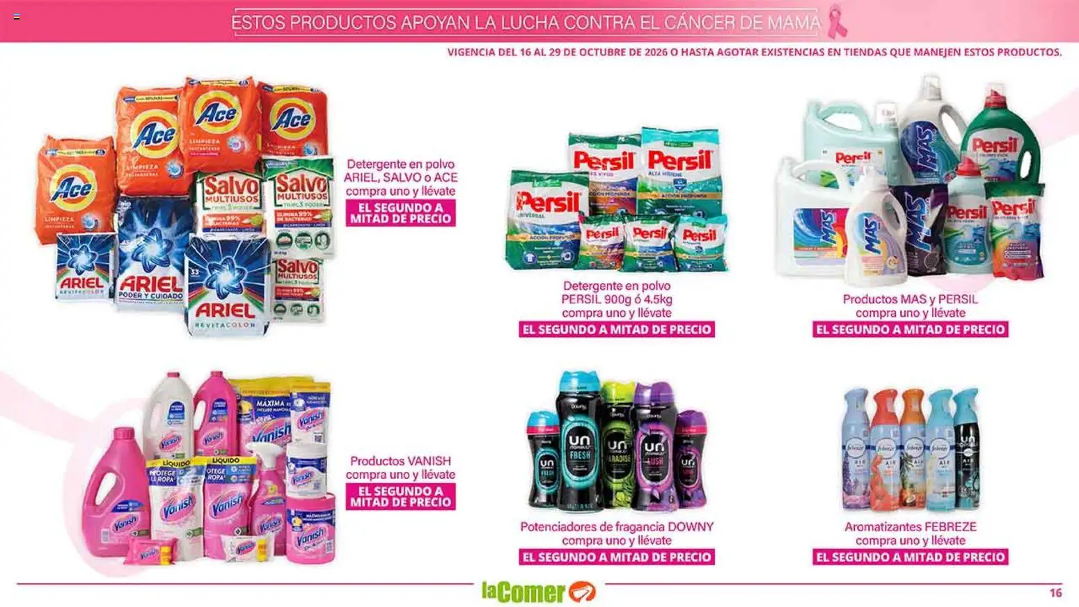 Vista previa las ofertas de la tienda La Comer - La Comer folleto es la tienda rosa desde el 16/10/2026 