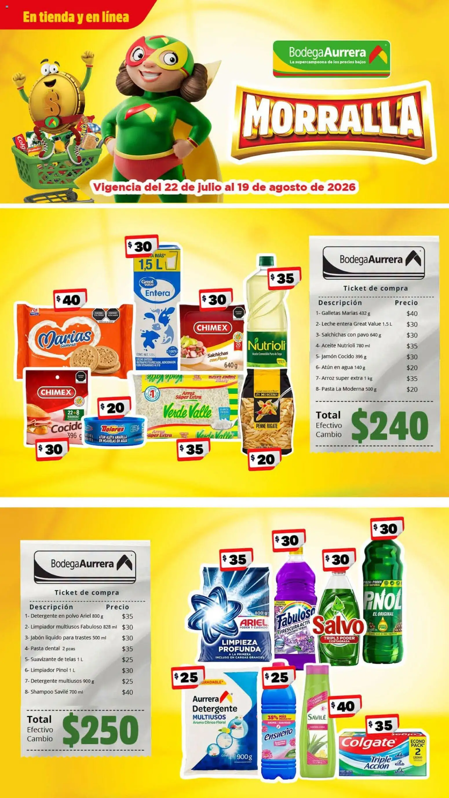 Vista previa las ofertas de la tienda Bodega Aurrerá - Bodega Aurrerá folleto desde el 22/07/2026 
