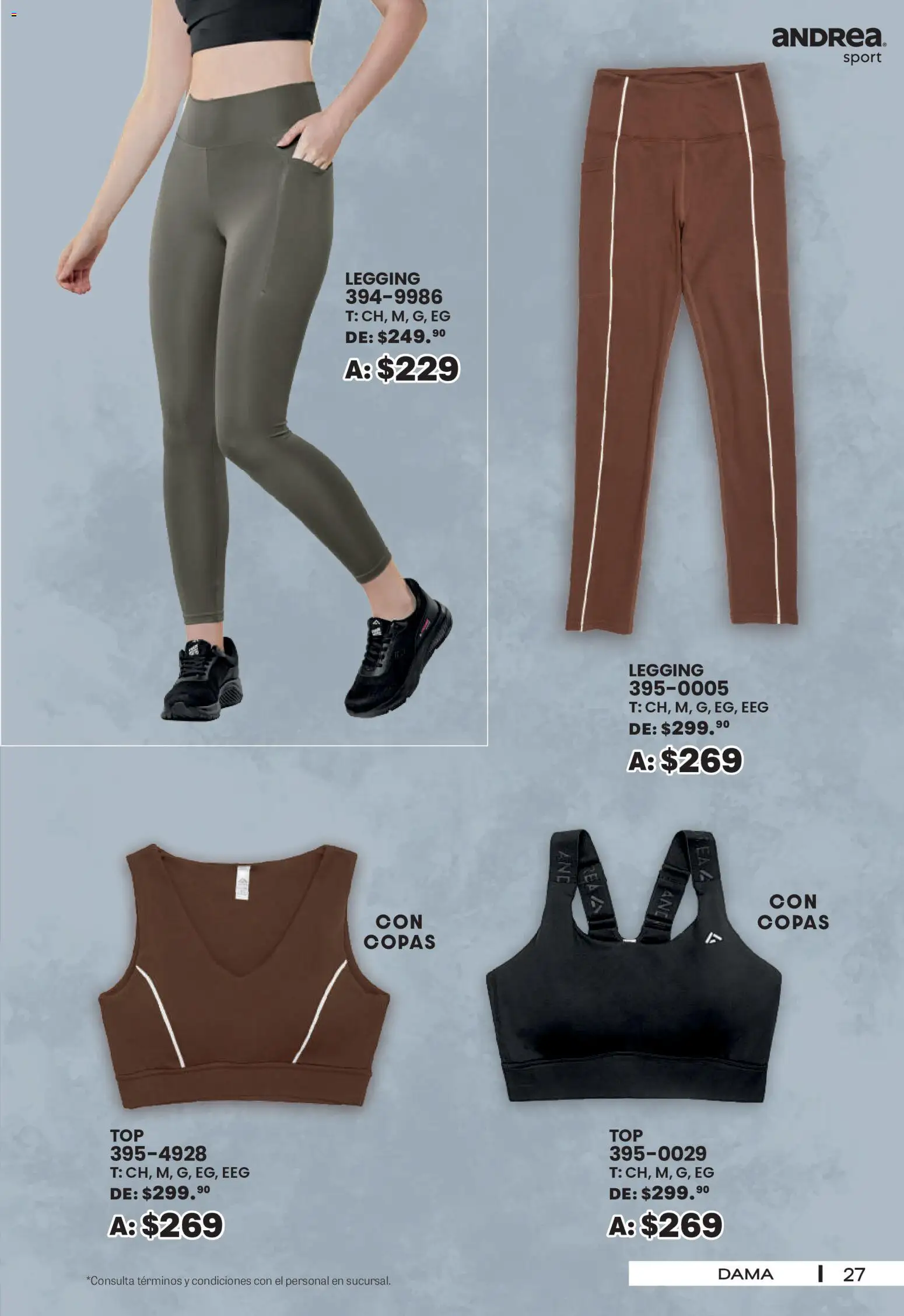 Vista previa las ofertas de la tienda Andrea - Andrea catálogo Sport desde el 30/08/2026 