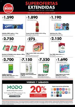 Vista previa del folleto de la tienda Disco válido desde el 01/09/2026 