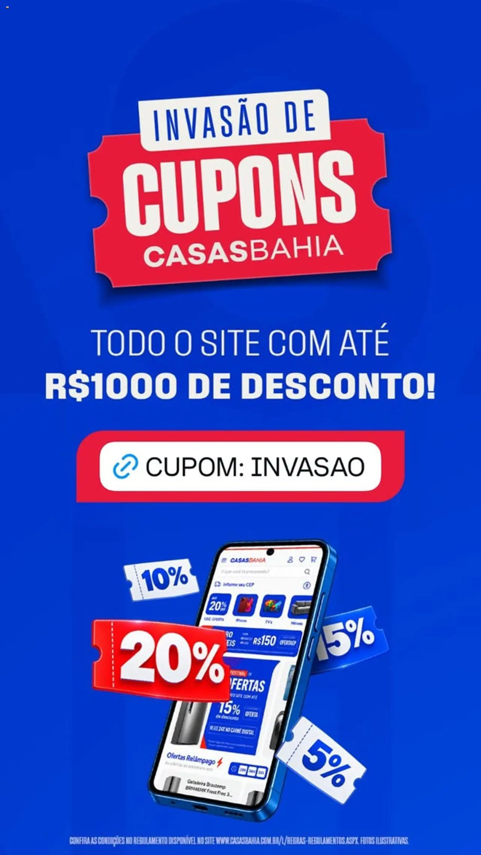 Pré-Visualização do folheto "Casas Bahia ofertas" da loja Casas Bahia válido a partir de 03/10/2026