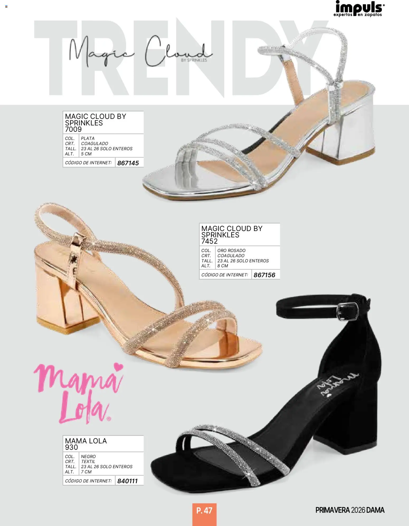 Vista previa las ofertas de la tienda Impuls - Catálogo Primavera desde el 01/01/2026 - Zapatos