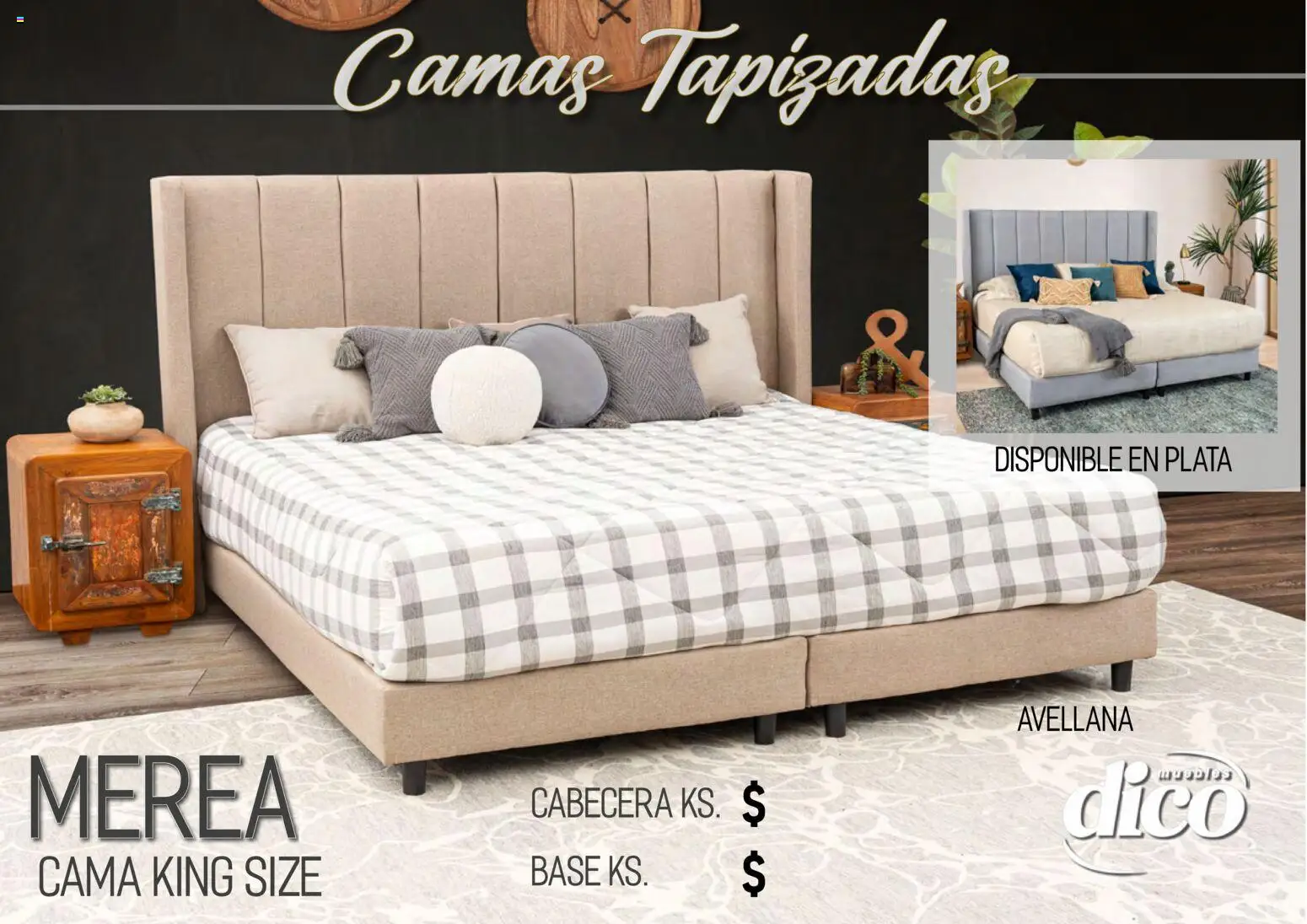 Vista previa las ofertas de la tienda Muebles Dico - Muebles Dico catálogo Camas tapizadas desde el 01/04/2026 