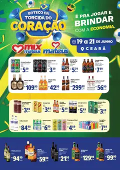 Pré-Visualização do folheto "Mateus ofertas Boteco da Torcida do Coração" da loja Mateus válido a partir de 19/06/2026