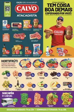 Pré-Visualização do folheto "Calvo Atacadista - Ofertas da semana" da loja Calvo Atacadista válido a partir de 24/08/2026