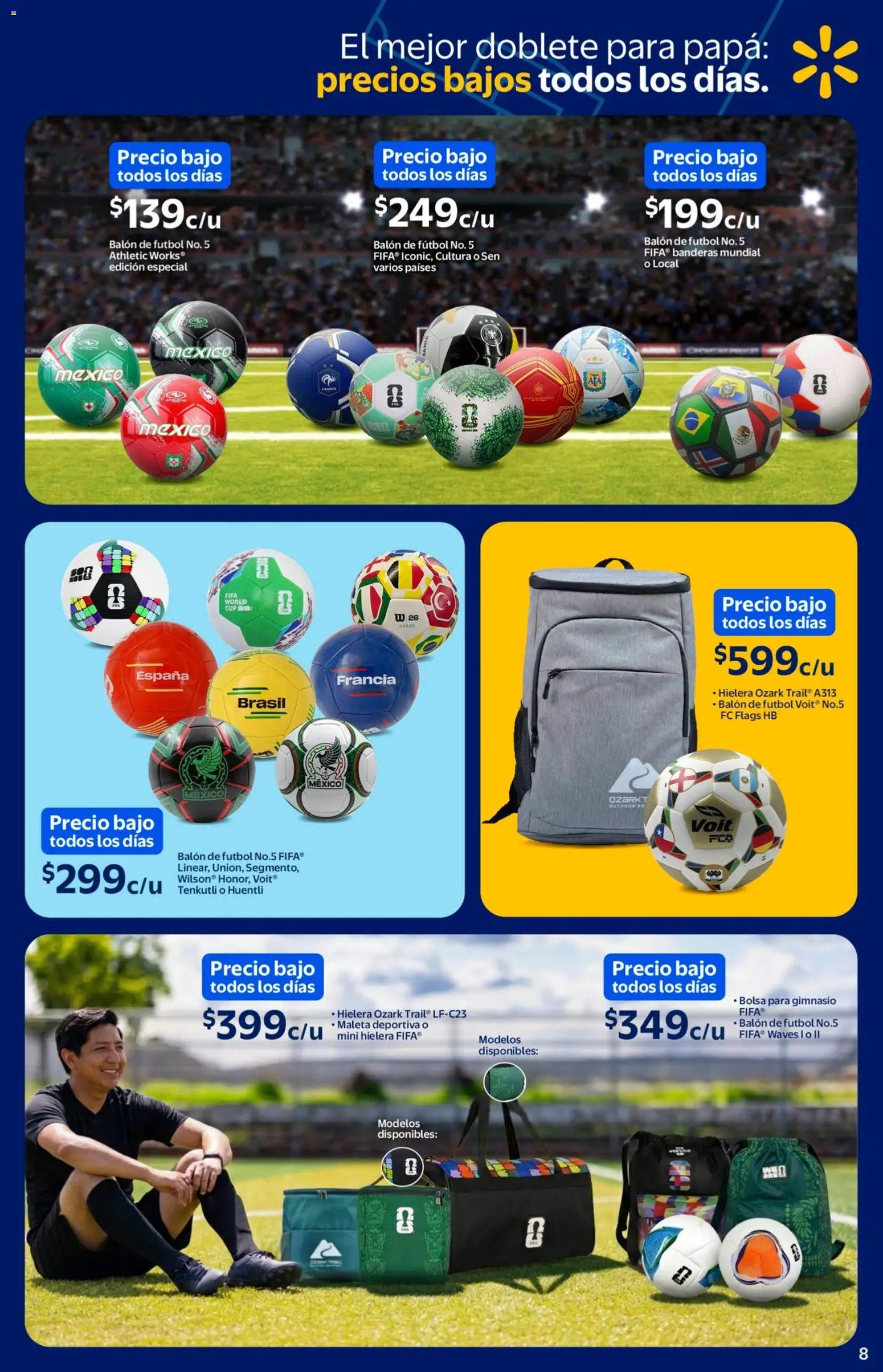 Vista previa las ofertas de la tienda Walmart - Walmart folleto El mejor doblete para papá desde el 11/05/2026 - Papa, Bolsa, Hielera, Maleta