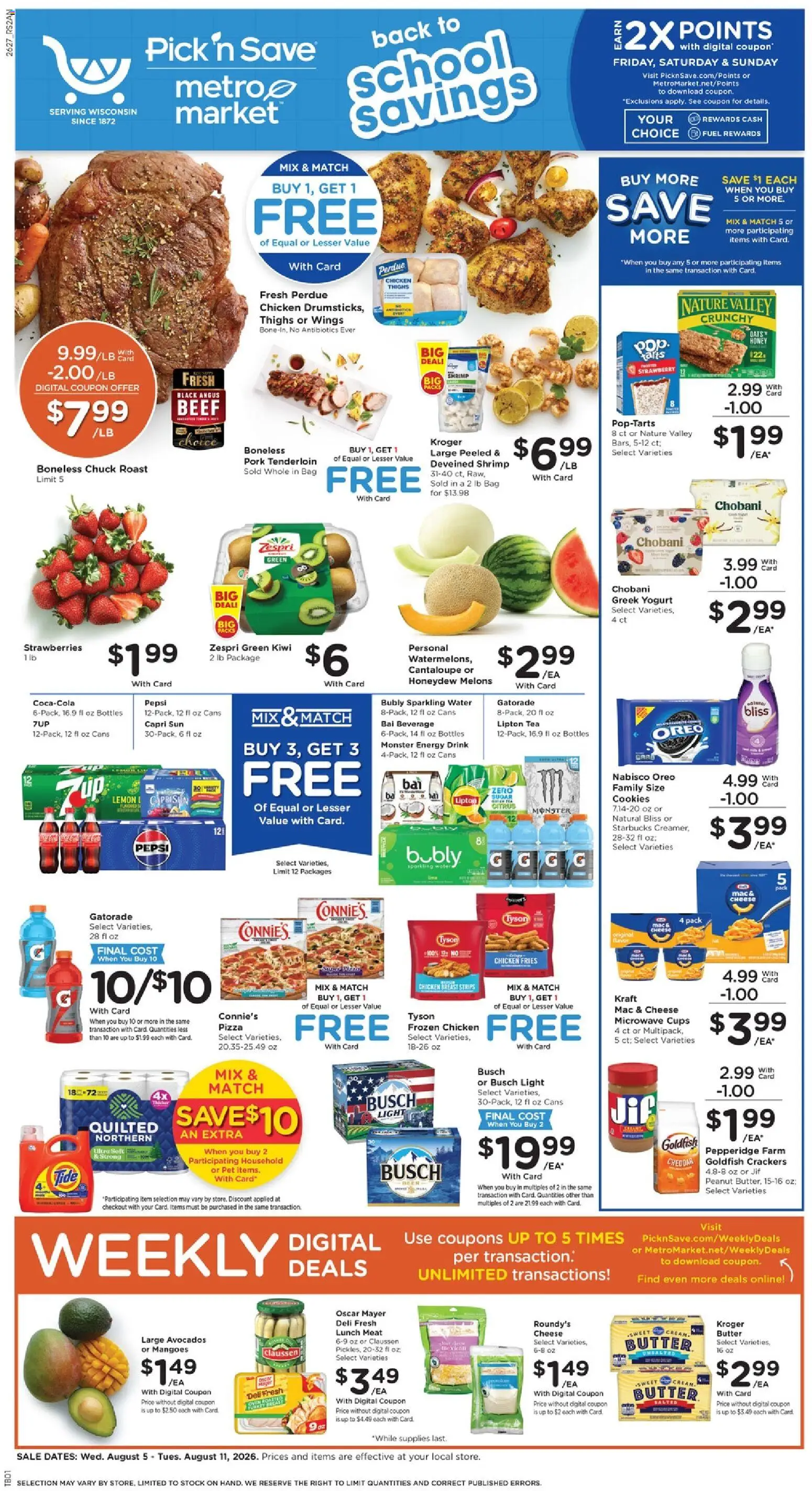 Ad Preview of Pick ‘n Save Pick ‘n Save Weekly Ad from 08/05/2026
