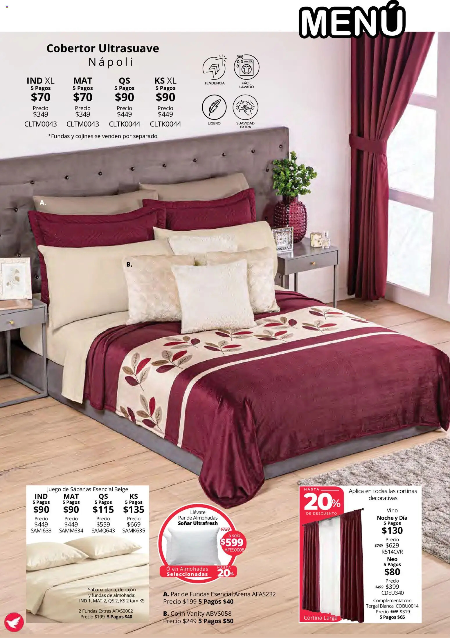 Vista previa las ofertas de la tienda Colchas Concord - Colchas Concord catálogo Colección Cobertor Calor de Hogar desde el 15/10/2026 