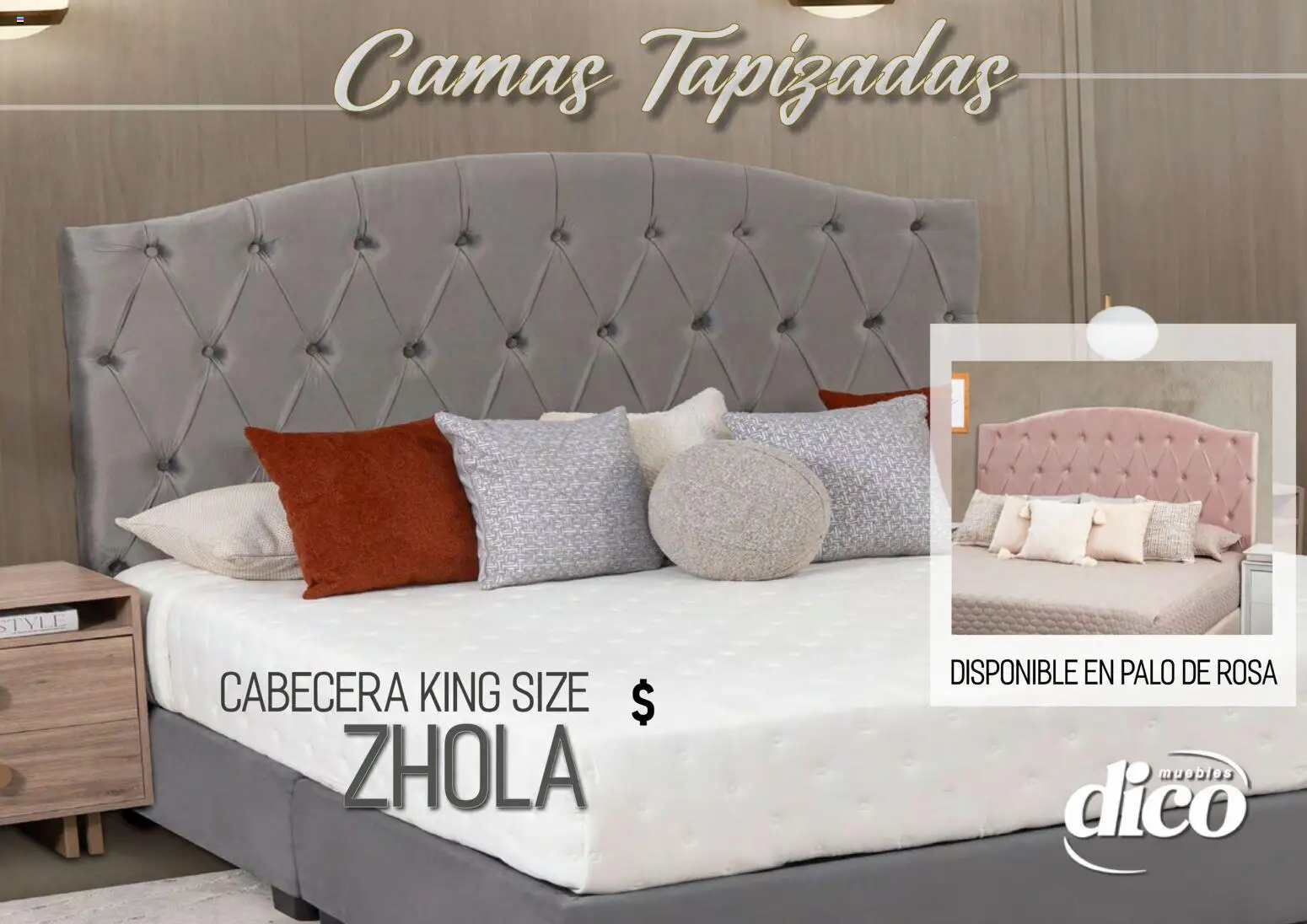 Vista previa las ofertas de la tienda Muebles Dico - Muebles Dico catálogo Camas tapizadas desde el 01/04/2026 