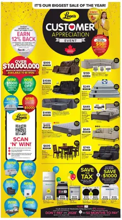 Preview of leaflet Leon's weekly flyer / circulaire from shop Leon's is valid from Sep 10, 2026
