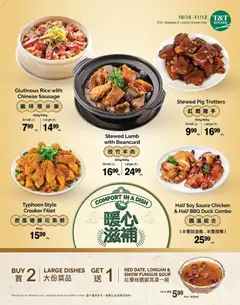 Preview of leaflet T&T Supermarket flyer - Comfort in a Dish from shop T&T Supermarket is valid from Oct 16, 2026