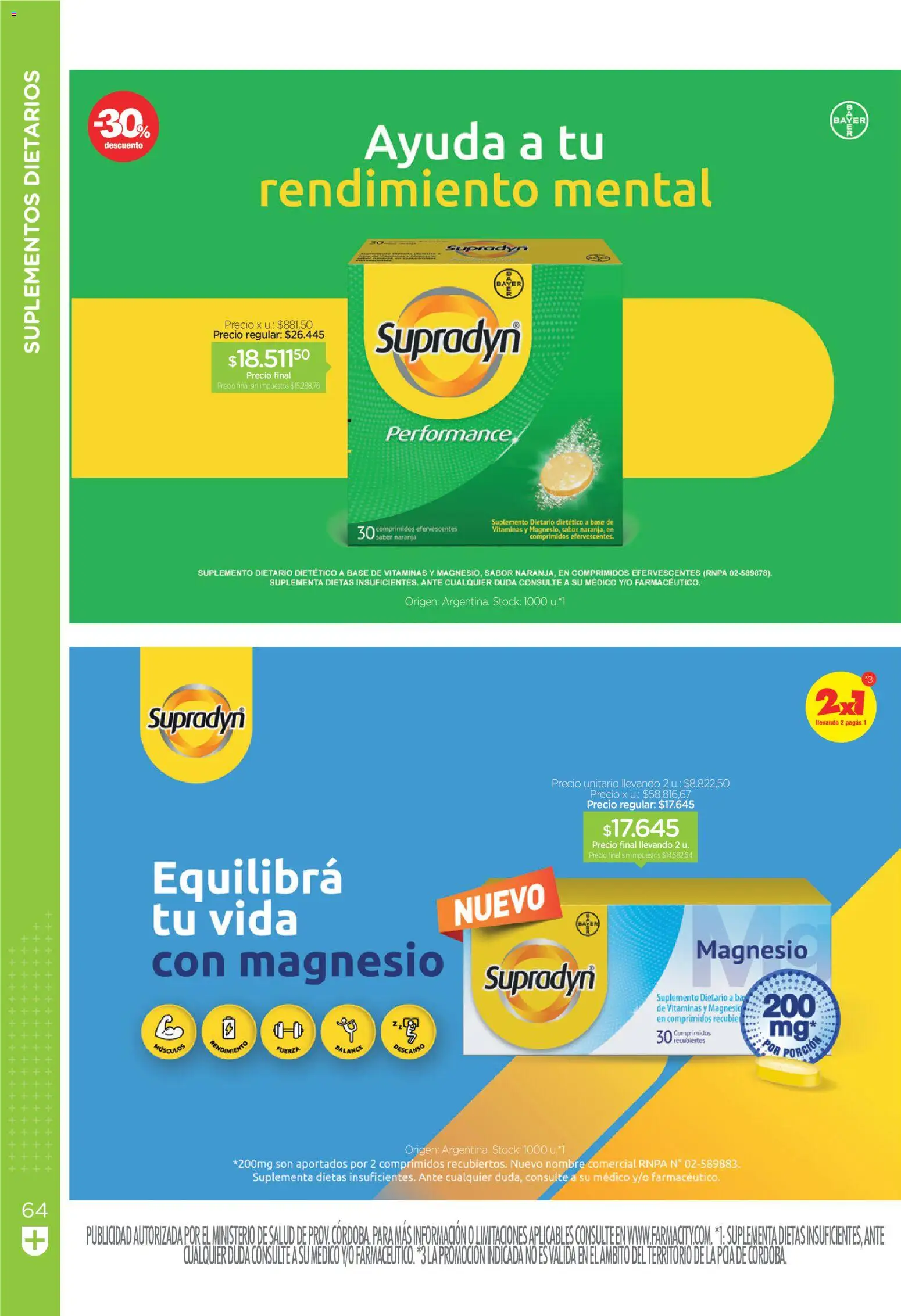 Vista previa del folleto de la tienda Farmacity válido desde el 01/10/2026 