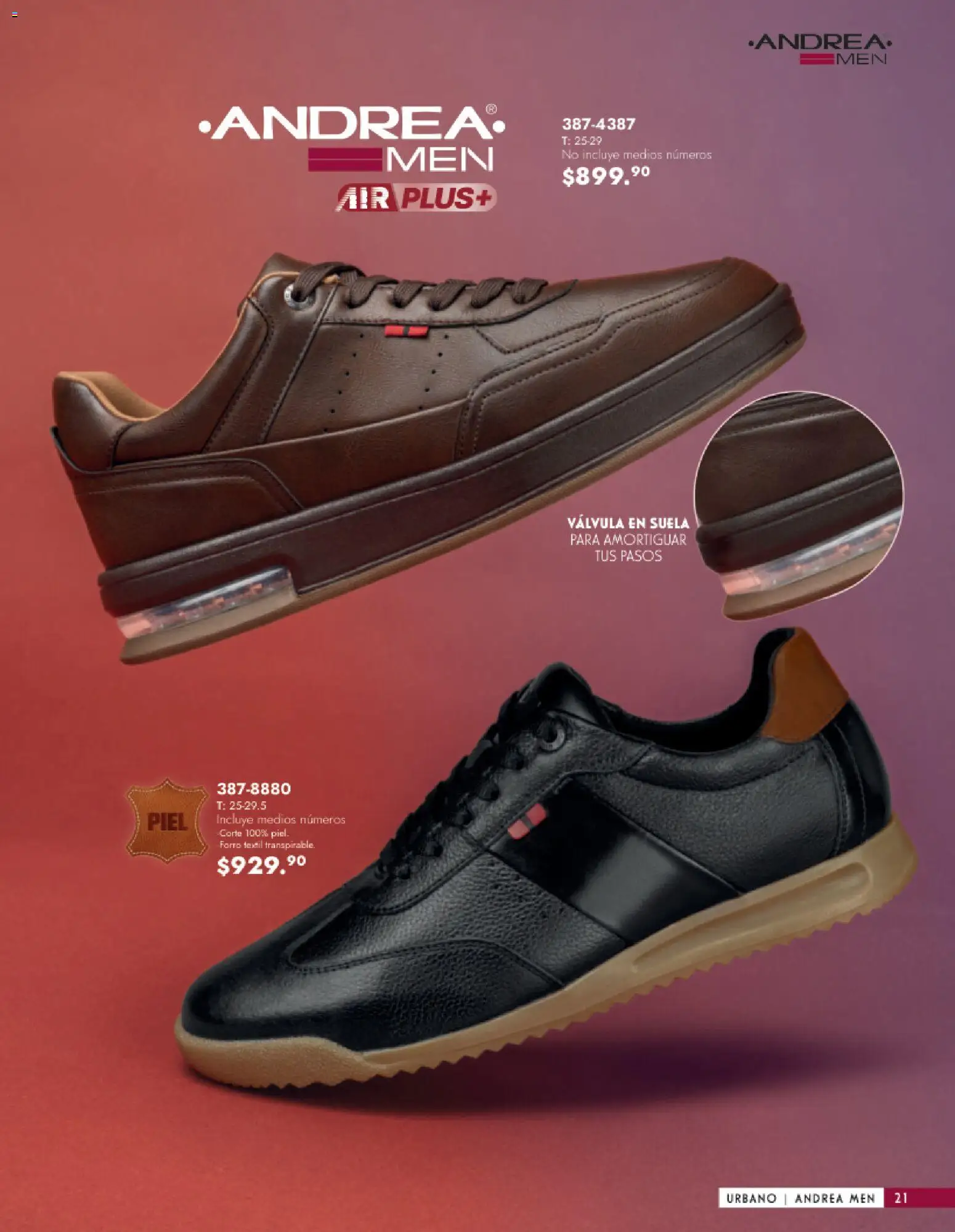 Vista previa las ofertas de la tienda Andrea - Catálogo Calzado Caballero desde el 25/01/2026 - Válvula