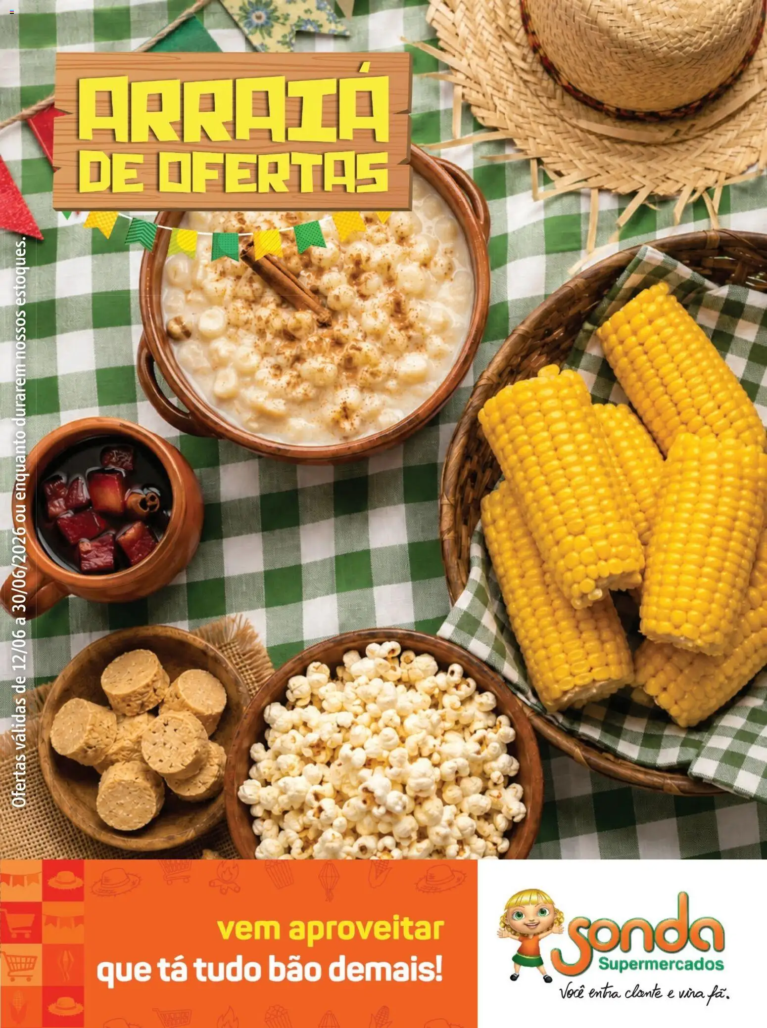 Pré-Visualização do folheto "Sonda ofertas Especial Junino" da loja Sonda válido a partir de 12/06/2026