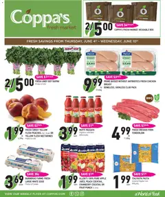 Preview of leaflet Coppas Fresh Market weekly flyer / circulaire from shop Coppas Fresh Market is valid from Jun 04, 2026