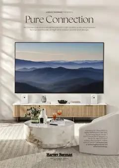 Preview of catalogue Harvey Norman Pure Connection from shop Harvey Norman valid 21/05/2026