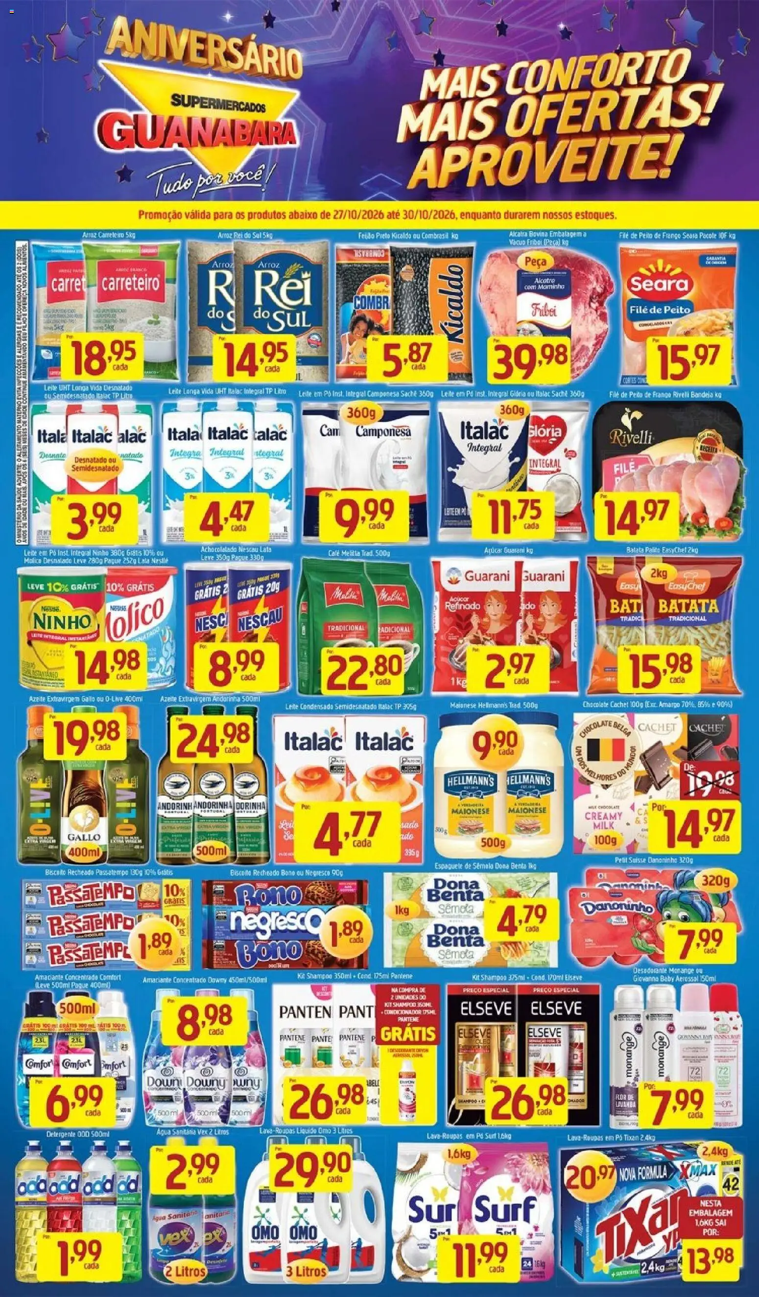 Pré-Visualização do folheto "Guanabara promoção" da loja Supermercados Guanabara válido a partir de 27/10/2026