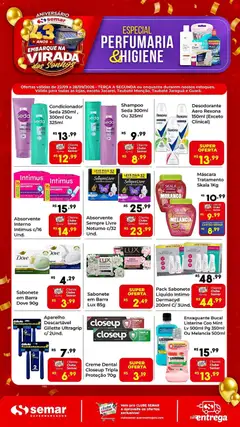 Pré-Visualização do folheto "Semar Supermercado ofertas Perfumaria e Higiene" da loja Semar Supermercado válido a partir de 22/09/2026