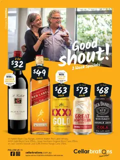 Preview of catalogue Cellarbrations catalogue QLD from shop Cellarbrations valid 01/06/2026