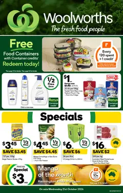 Preview of catalogue Woolworths catalogue VIC from shop Woolworths valid 21/10/2026