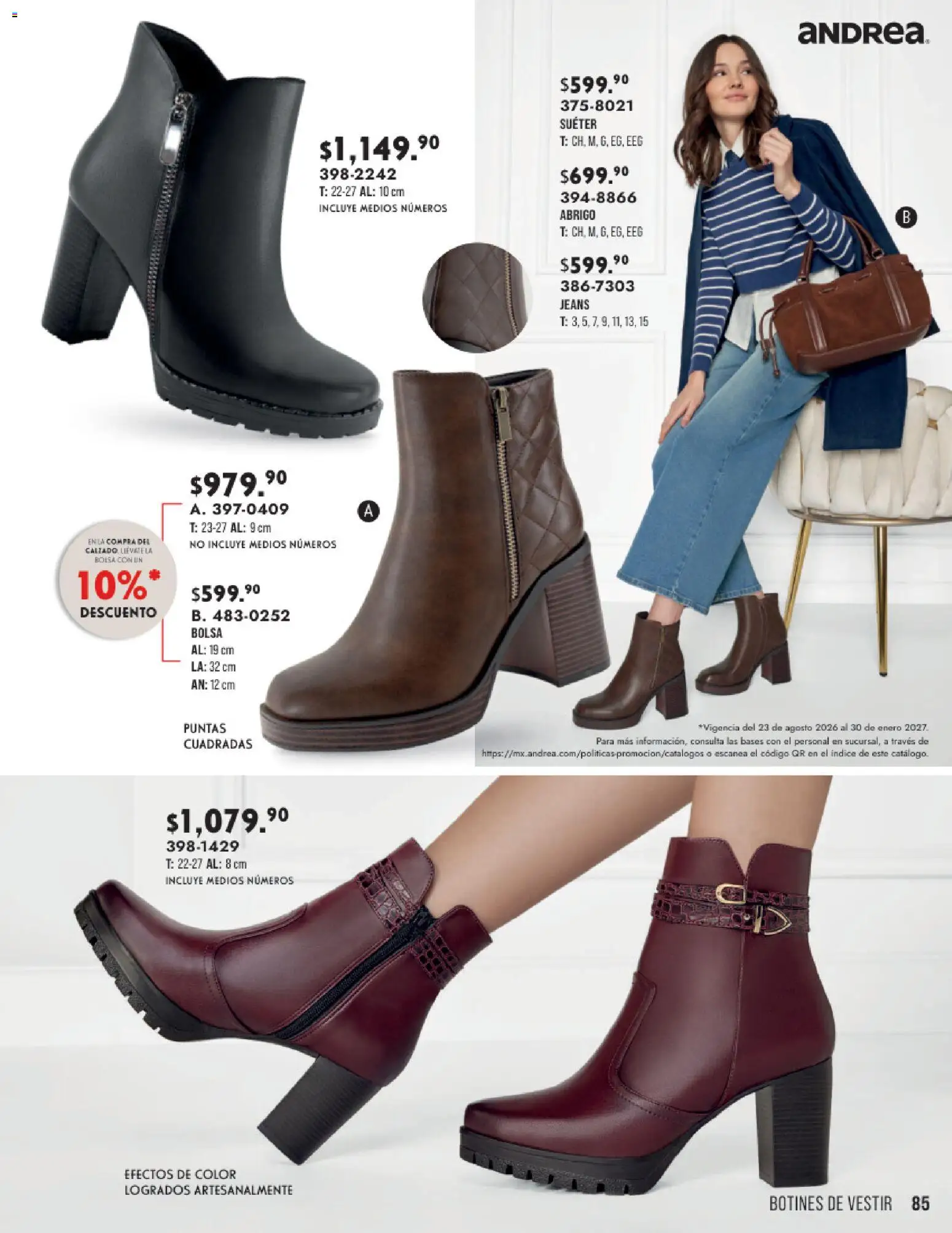 Vista previa las ofertas de la tienda Andrea - Andrea catálogo Otoño Invierno desde el 23/08/2026 
