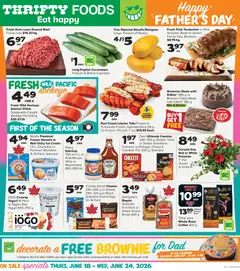 Preview of leaflet Thrifty Foods weekly flyer / circulaire from shop Thrifty Foods is valid from Jun 18, 2026