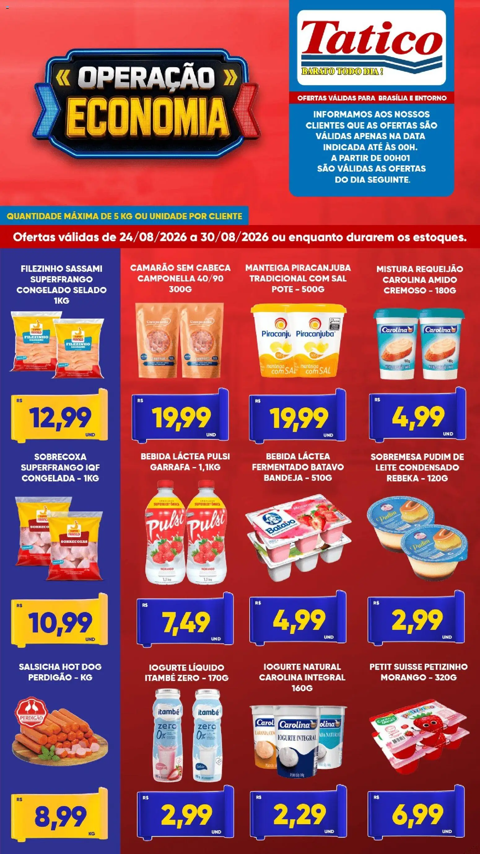 Pré-Visualização do folheto "Tatico - Ofertas da semana" da loja Tatico válido a partir de 24/08/2026