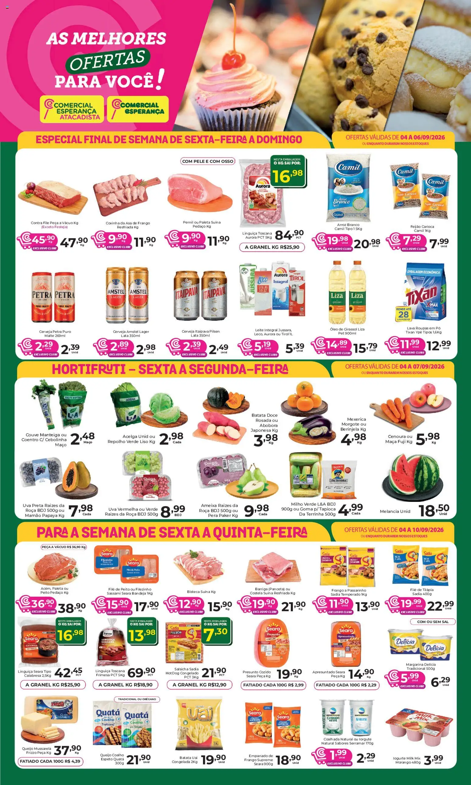 Pré-Visualização do folheto "Comercial Esperança ofertas Guarulhos" da loja Comercial Esperança válido a partir de 04/09/2026