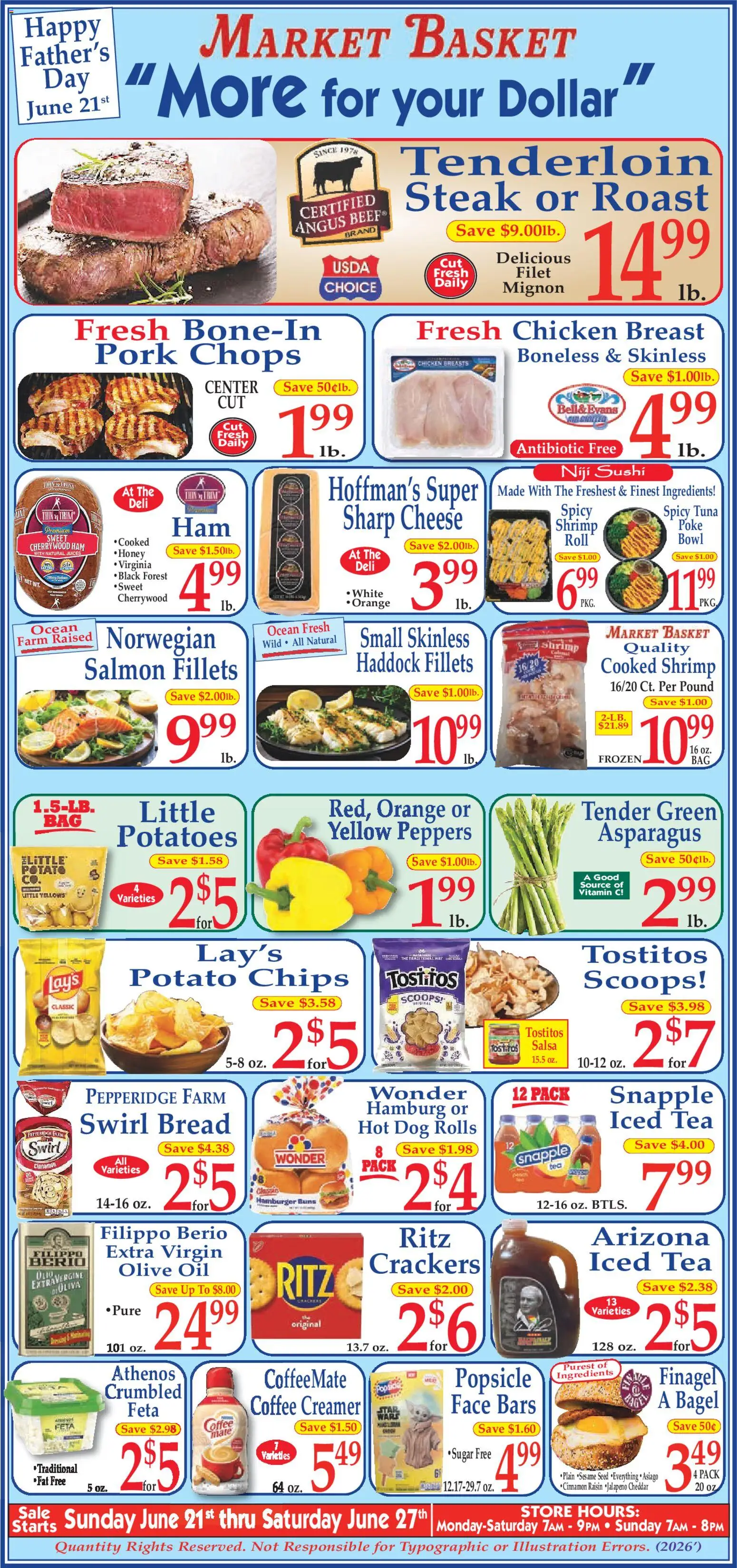 Ad Preview of Market Basket Market Basket Ad from 06/21/2026