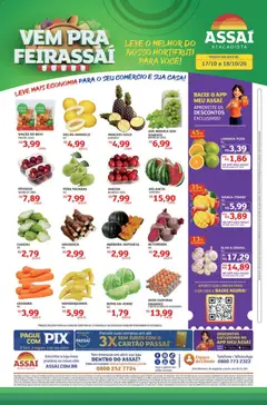 Pré-Visualização do folheto "Assaí Atacadista ofertas - PR" da loja Assaí Atacadista válido a partir de 17/10/2026