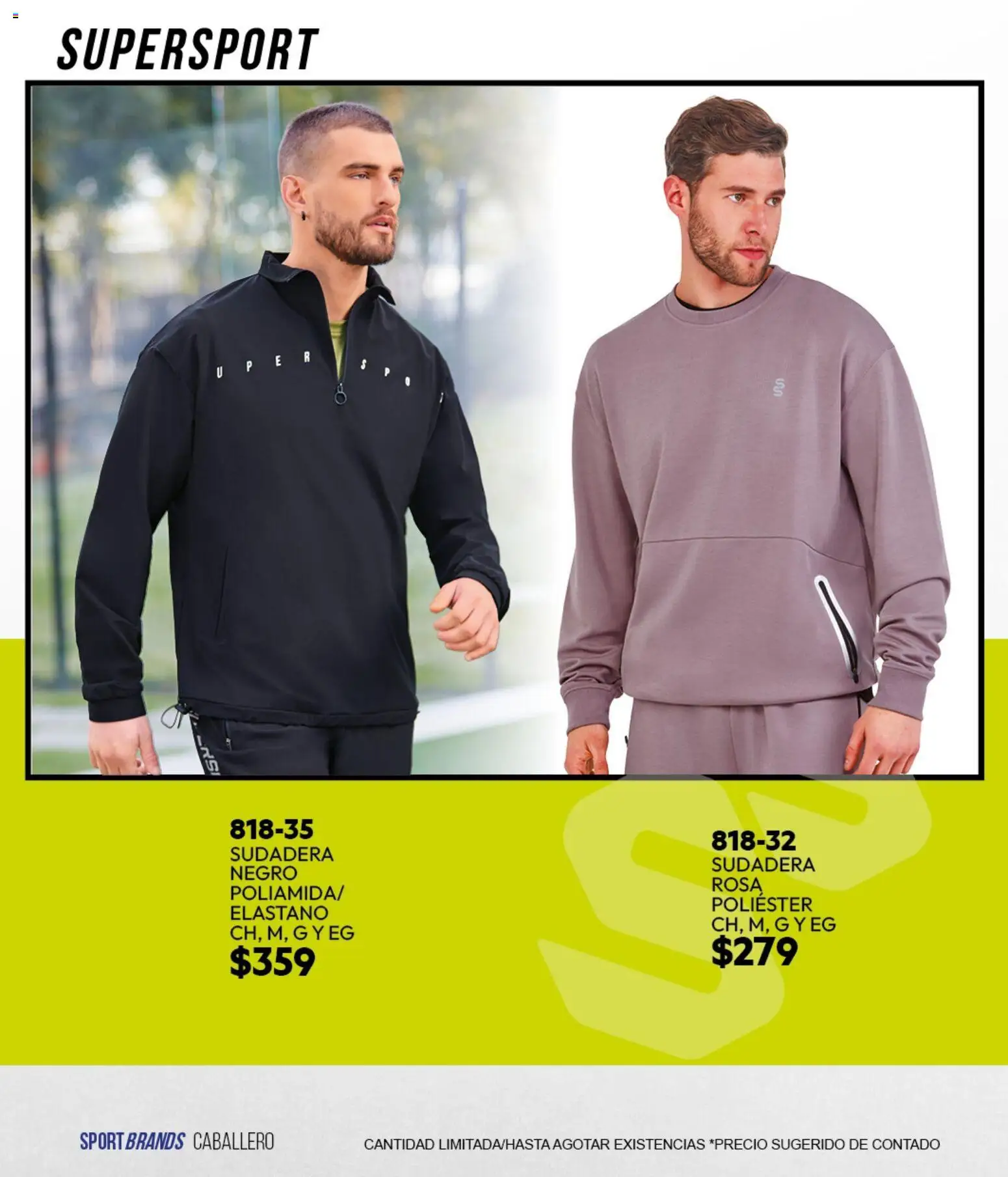 Vista previa las ofertas de la tienda Cklass - Cklass catálogo Sportbrands Verano Caballero desde el 05/03/2026 - Sudadera