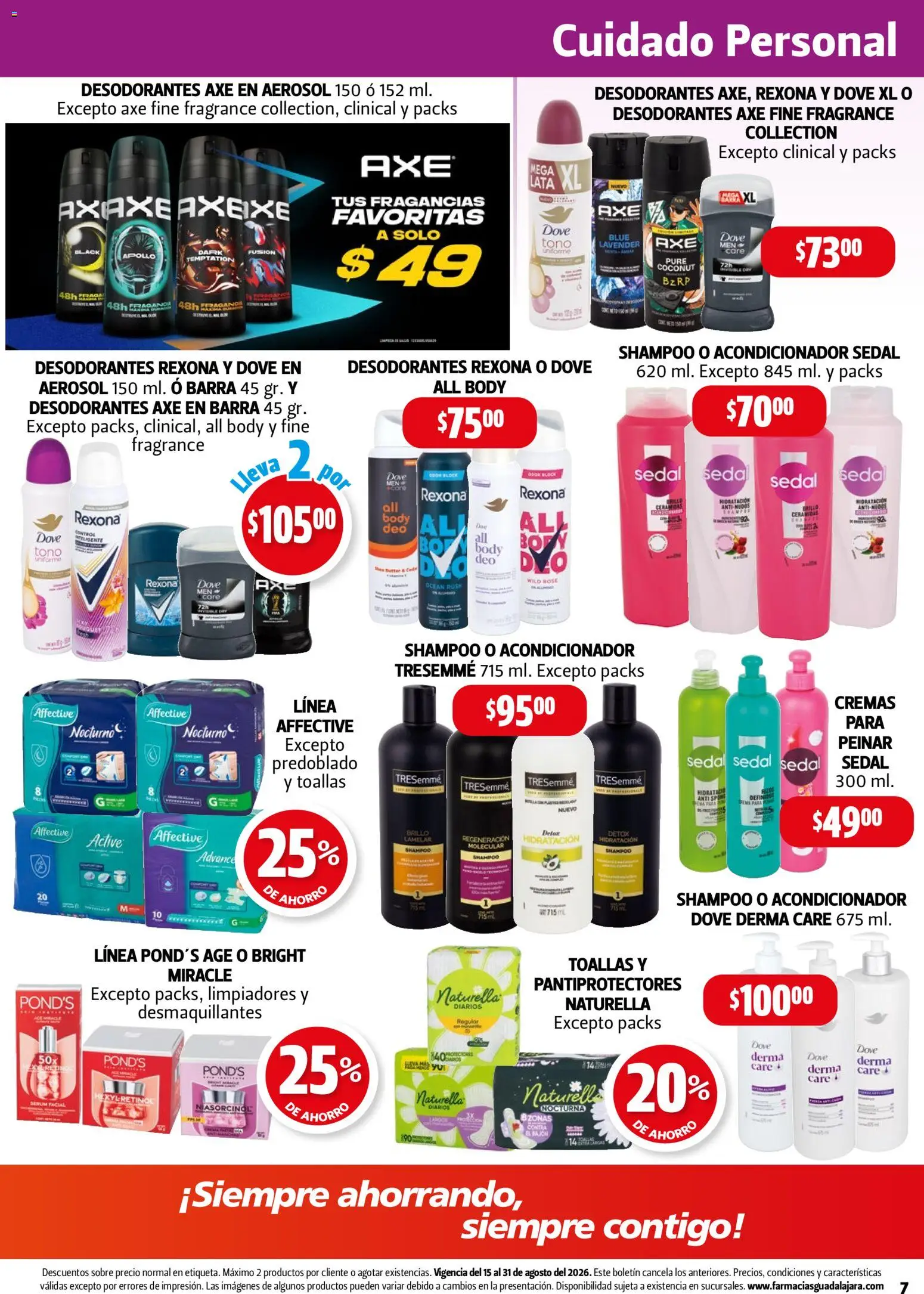 Vista previa las ofertas de la tienda Farmacia Guadalajara - Farmacia Guadalajara catálogo desde el 15/08/2026 