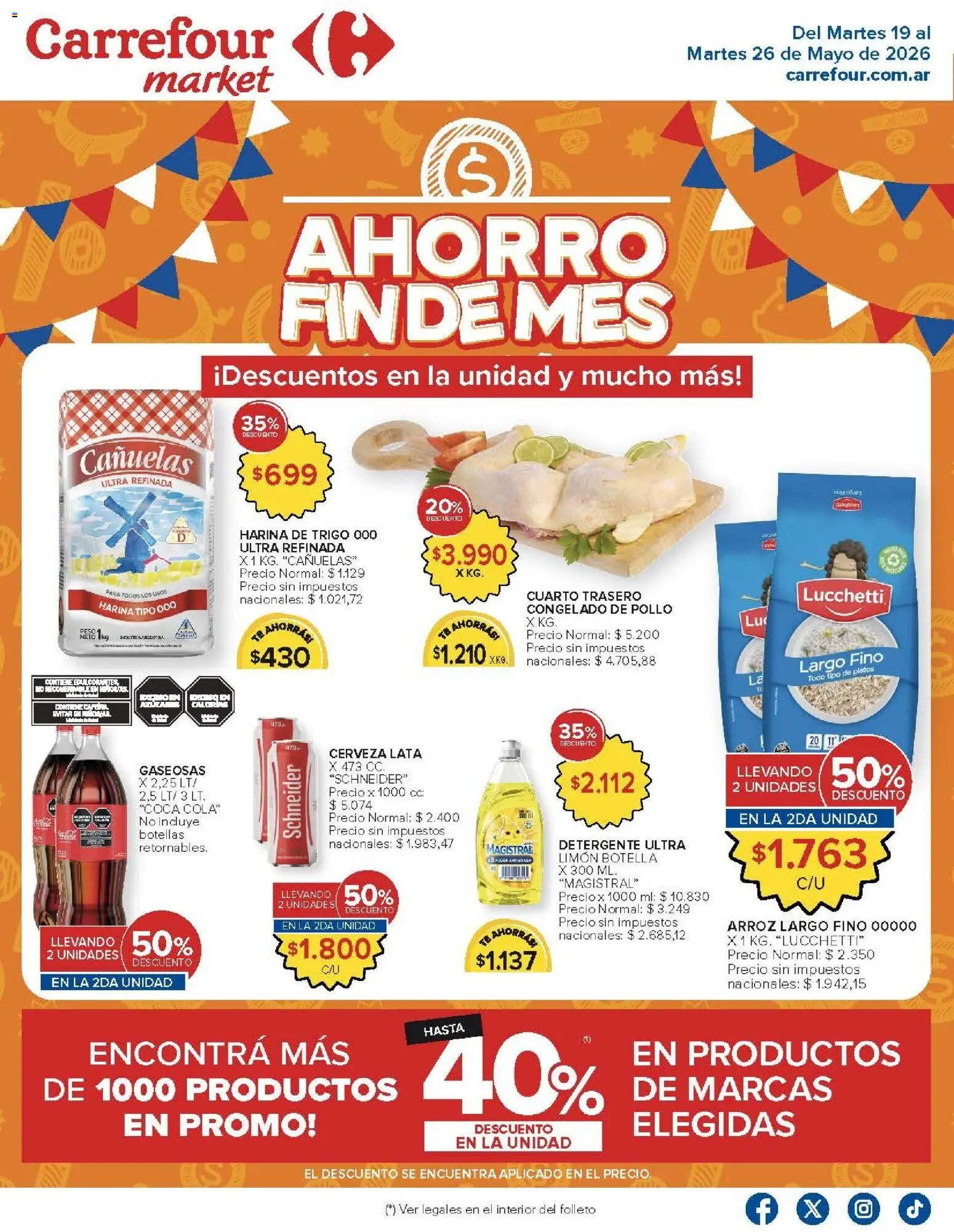 Vista previa del folleto de la tienda Carrefour Market válido desde el 19/05/2026 