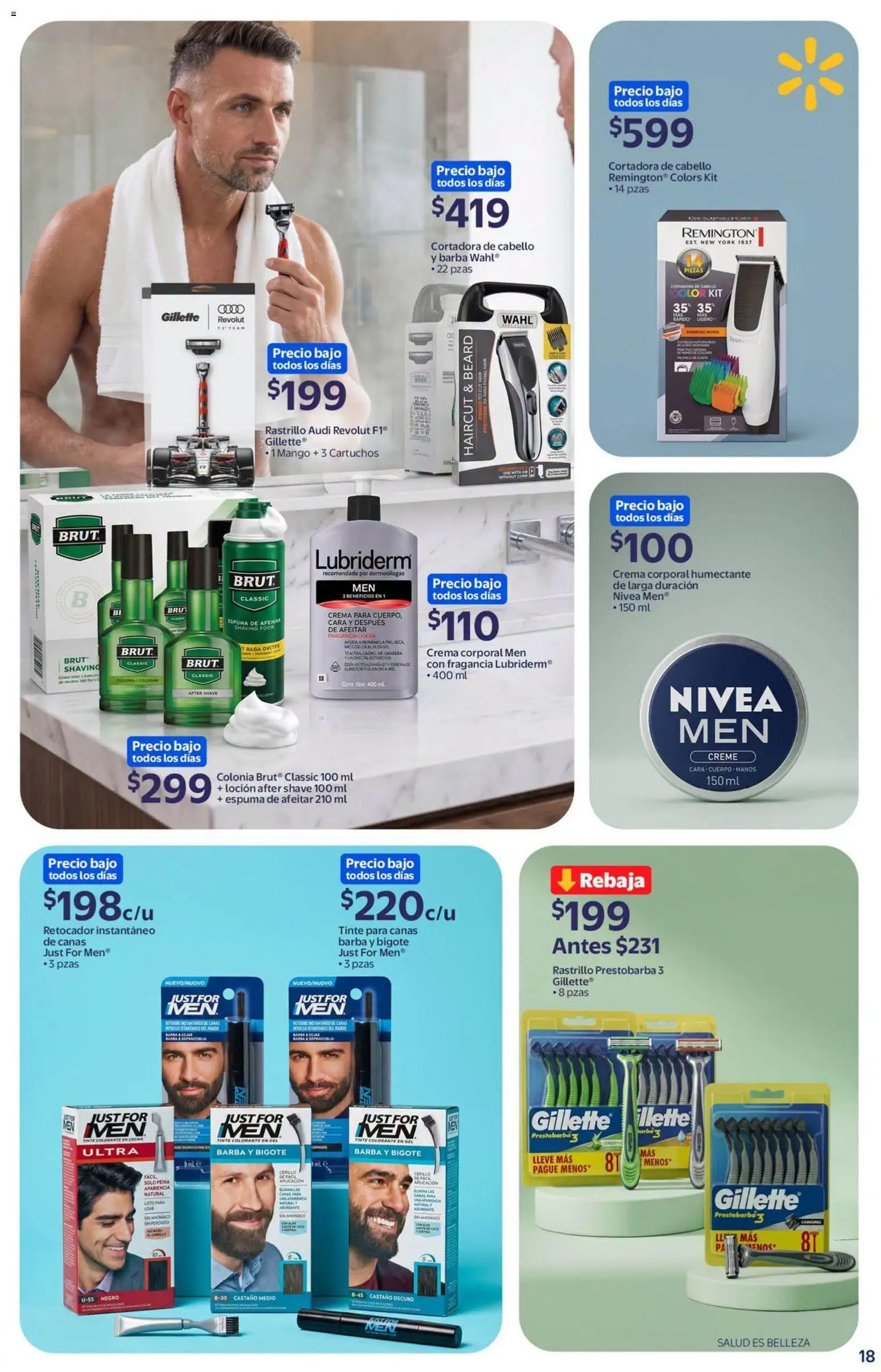 Vista previa las ofertas de la tienda Walmart - Walmart folleto Tu rutina K-Beauty a precios bajos. desde el 18/09/2026 - Mango, Crema, Rastrillo, Crema corporal, Espuma, Fragancia, Cortadora de cabello, Espuma de afeitar