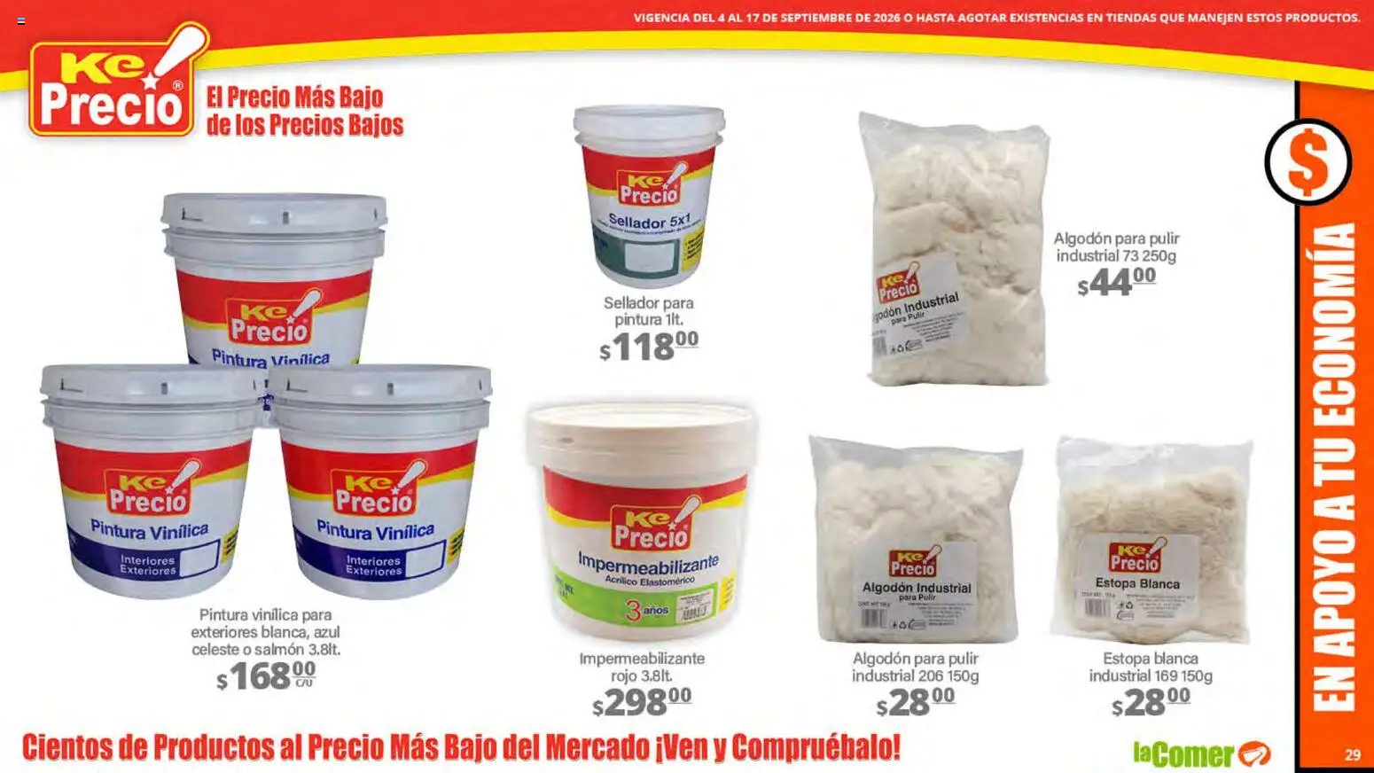 Vista previa las ofertas de la tienda La Comer - La Comer folleto desde el 04/09/2026 