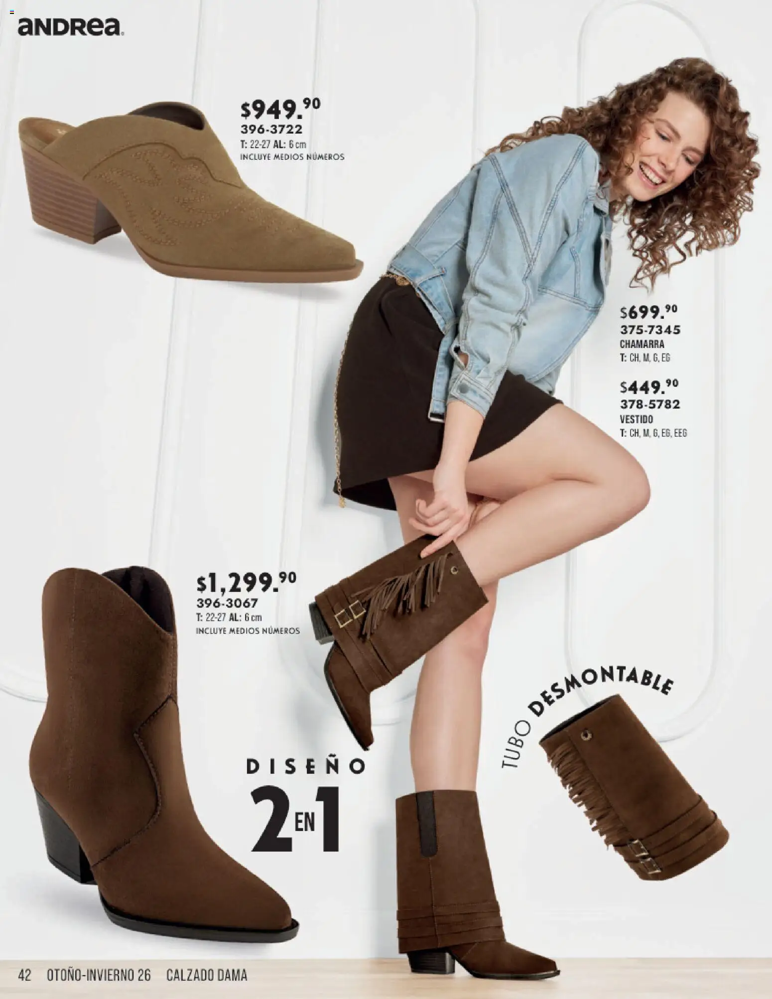 Vista previa las ofertas de la tienda Andrea - Andrea catálogo Otoño Invierno desde el 23/08/2026 