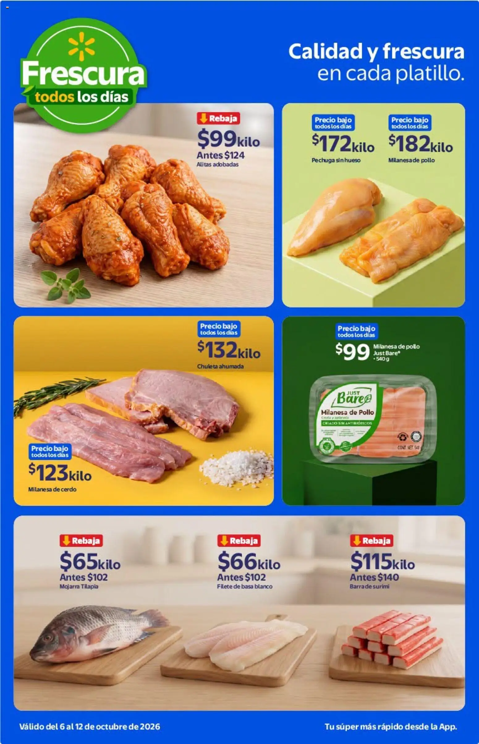 Vista previa las ofertas de la tienda Walmart - Walmart folleto Calidad y frescura a precios bajos todos los días desde el 06/10/2026 