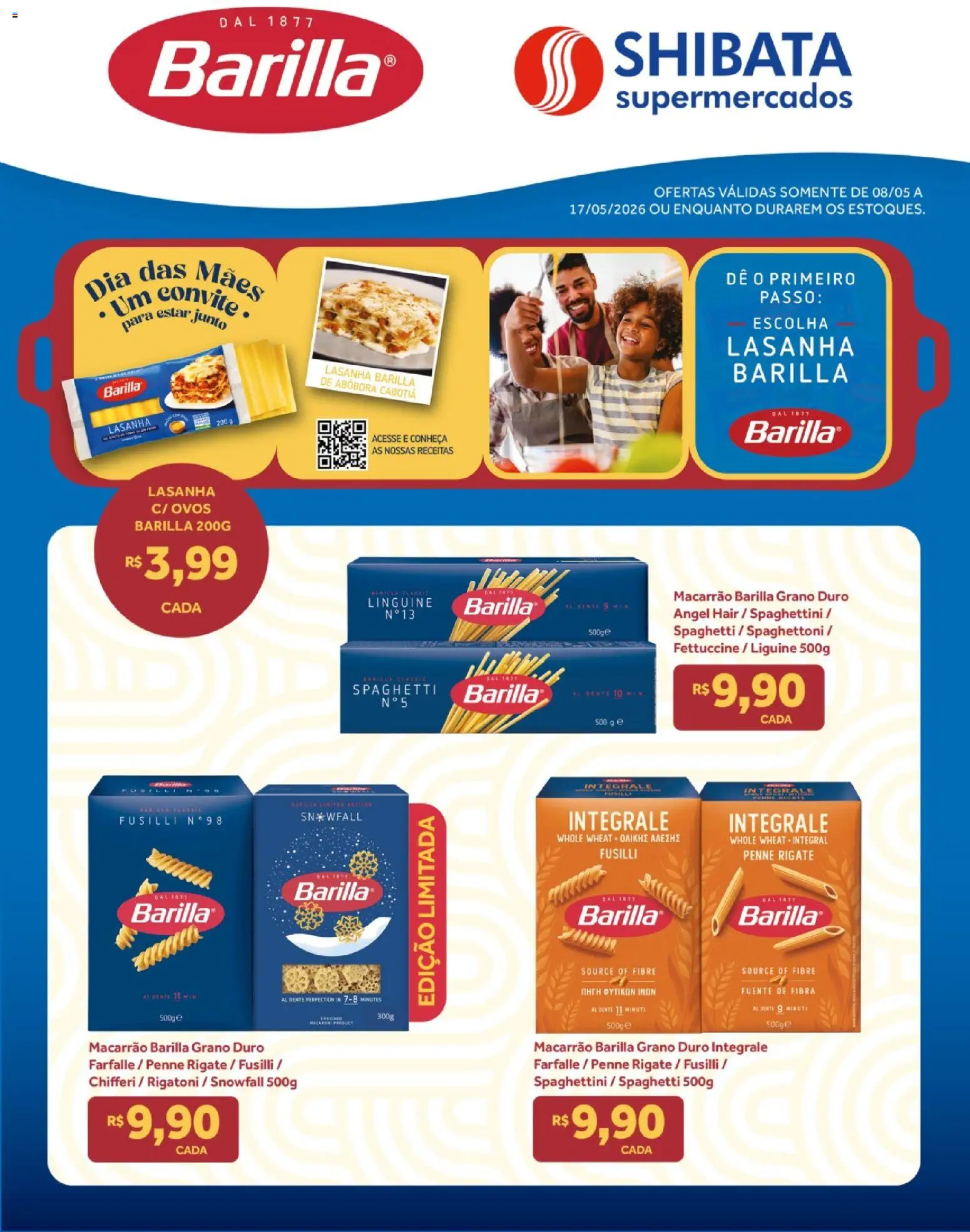 Pré-Visualização do folheto "Shibata ofertas Barilla " da loja Shibata válido a partir de 08/05/2026