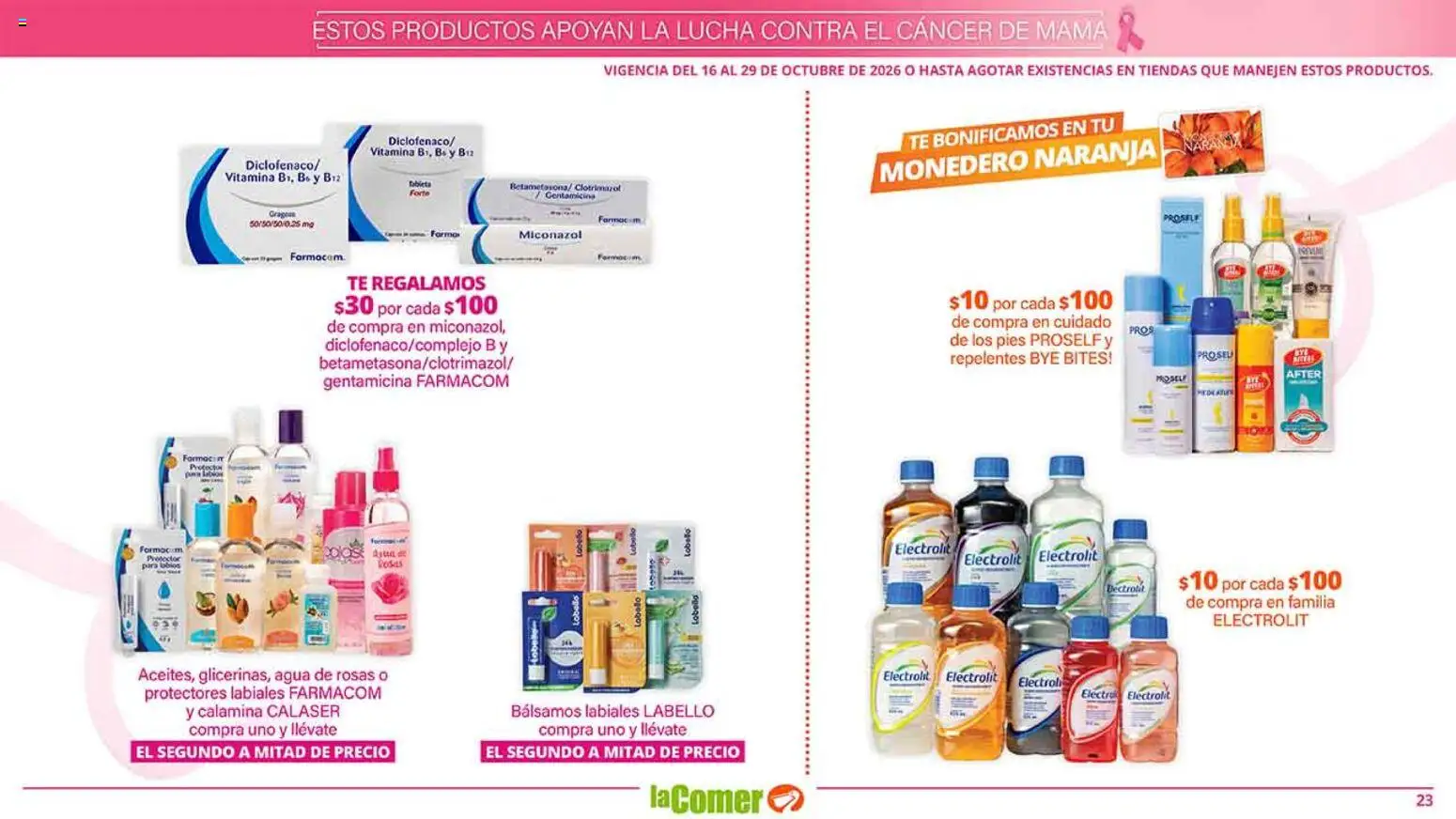 Vista previa las ofertas de la tienda La Comer - La Comer folleto es la tienda rosa desde el 16/10/2026 
