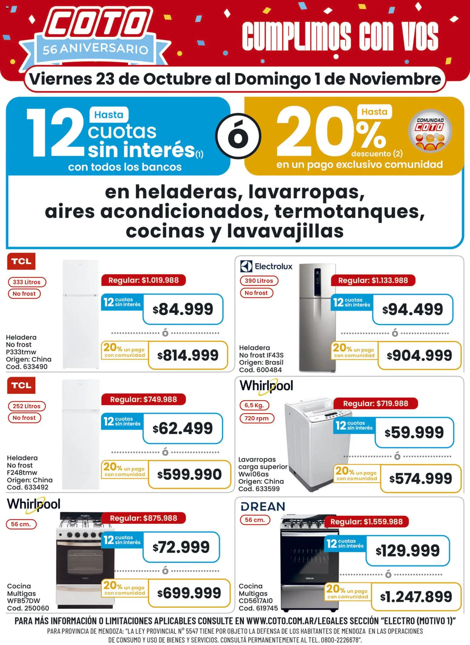 Vista previa del folleto de la tienda Coto válido desde el 23/10/2026 