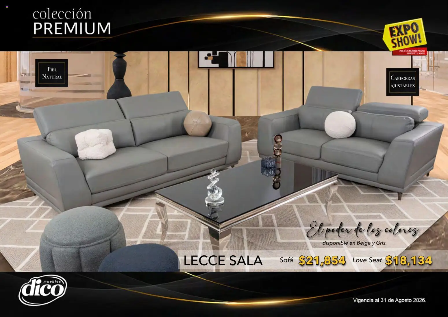 Vista previa las ofertas de la tienda Muebles Dico - Muebles Dico catálogo Colección Premium desde el 01/08/2026 