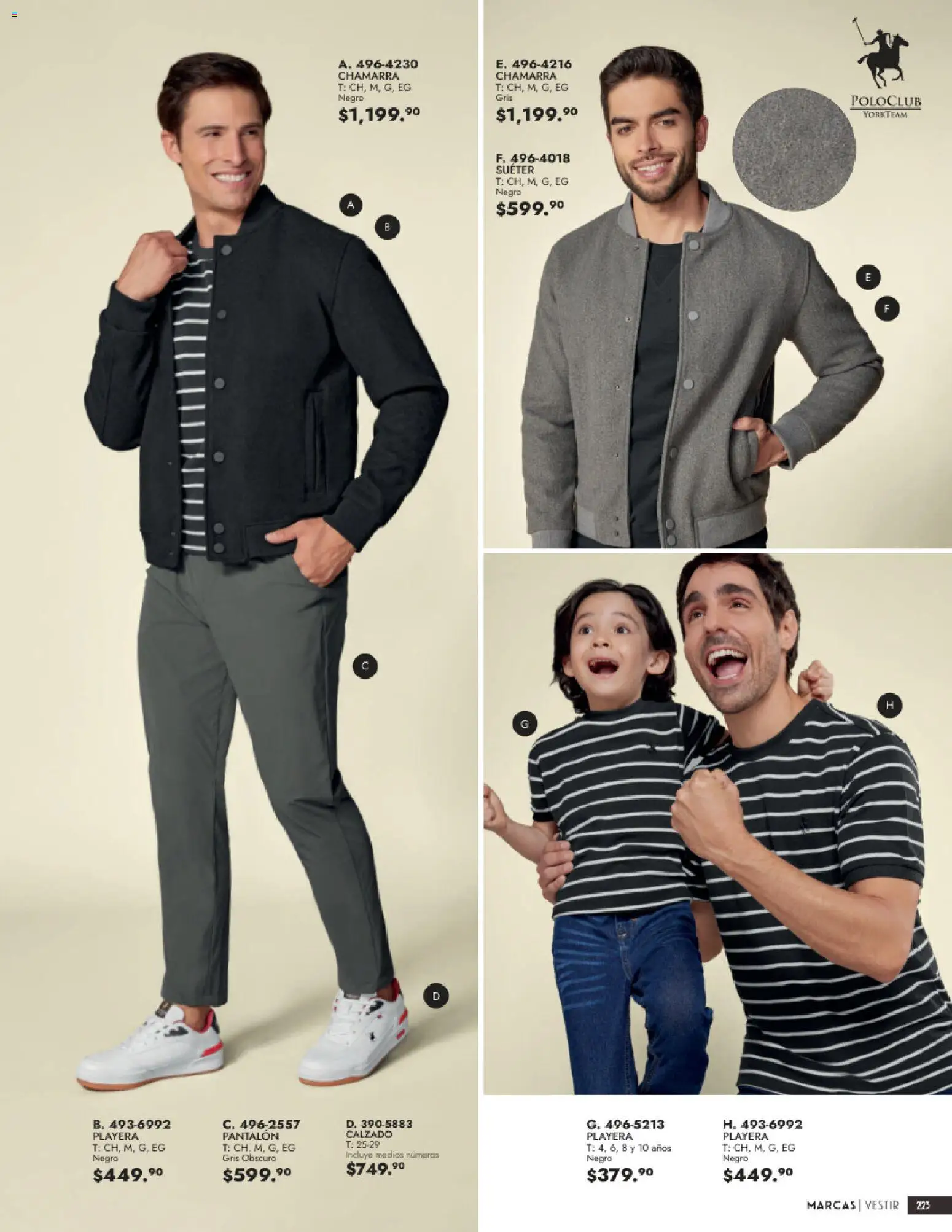 Vista previa las ofertas de la tienda Andrea - Andrea catálogo Vestir Caballero desde el 23/08/2026 