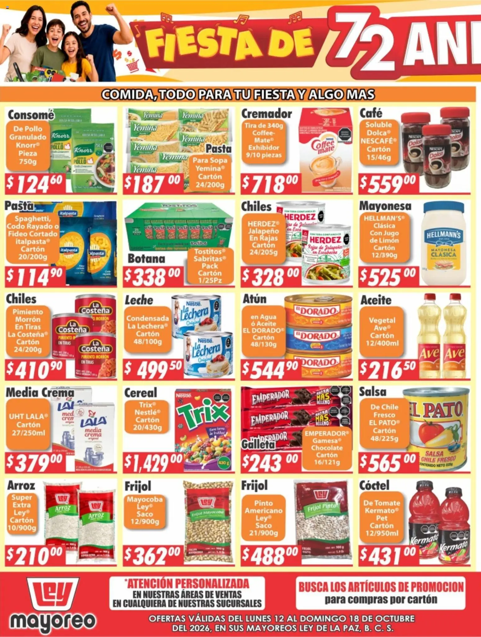 Vista previa las ofertas de la tienda Casa Ley - Casa Ley folleto La Paz desde el 12/10/2026 