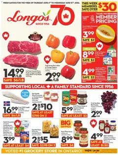 Un aperçu du dépliant Longo's weekly flyer / circulaire du magasin Longo's est valide à partir 4 juin 2026