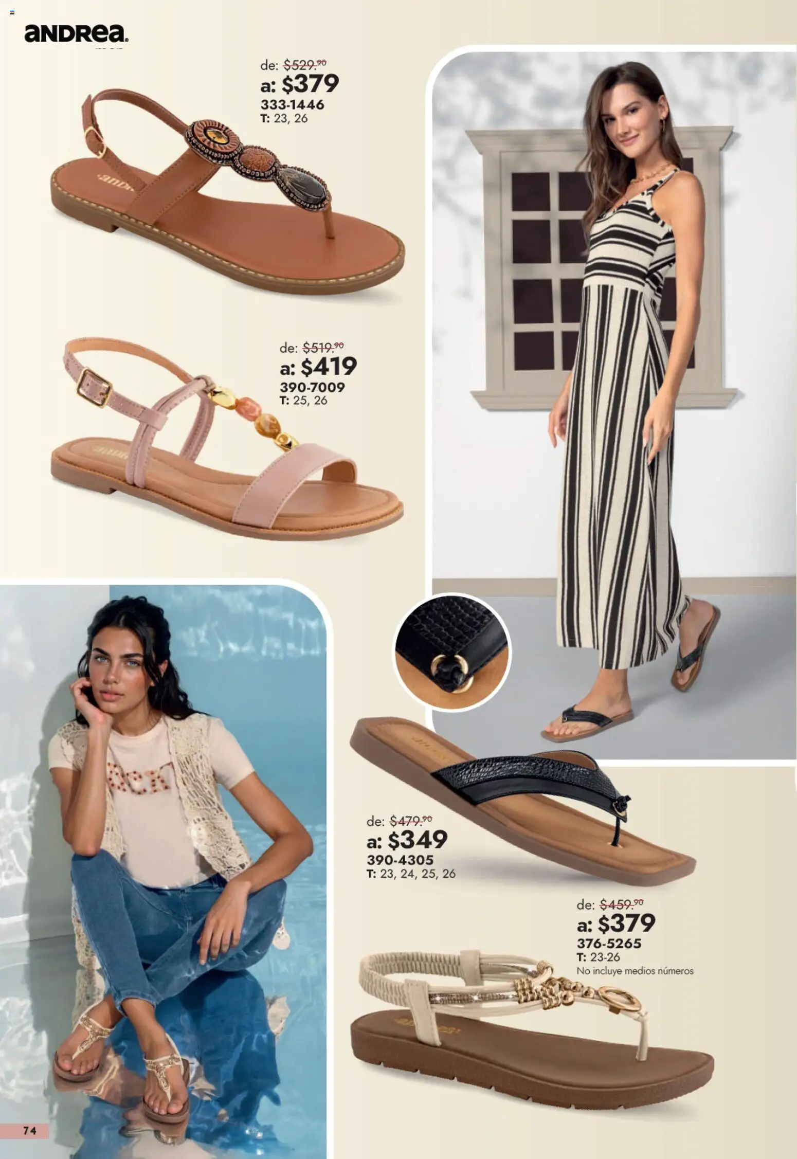 Vista previa las ofertas de la tienda Andrea - Andrea catálogo Outlet desde el 13/09/2026 