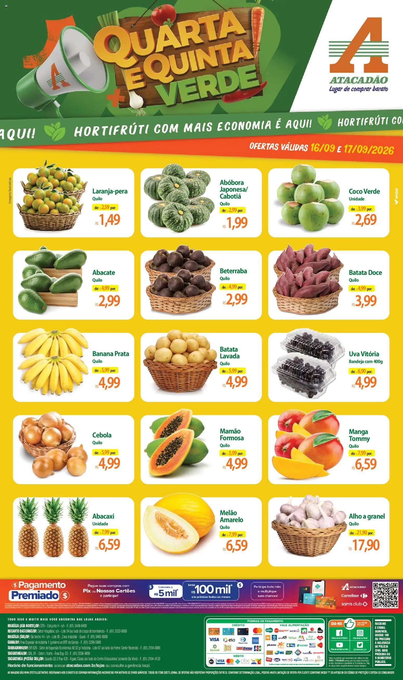 Pré-Visualização do folheto "Atacadão ofertas - DF" da loja Atacadão válido a partir de 16/09/2026