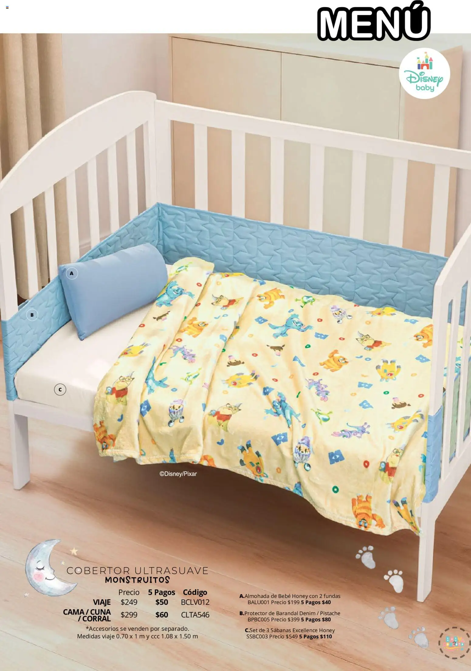 Vista previa las ofertas de la tienda Colchas Concord - Colchas Concord catálogo Colección Bebé Disney desde el 15/10/2026 