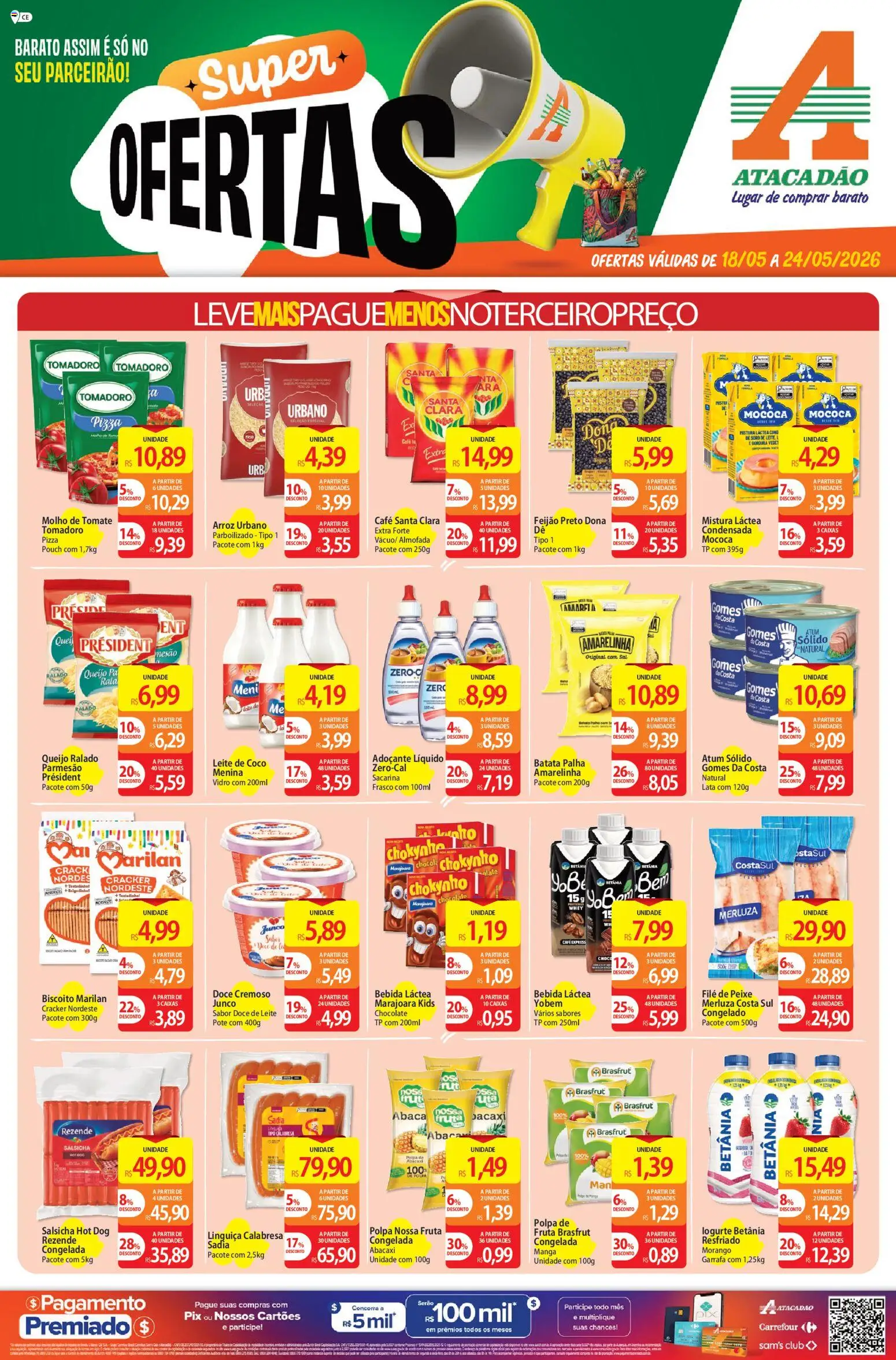 Pré-Visualização do folheto "Atacadão ofertas - CE" da loja Atacadão válido a partir de 18/05/2026