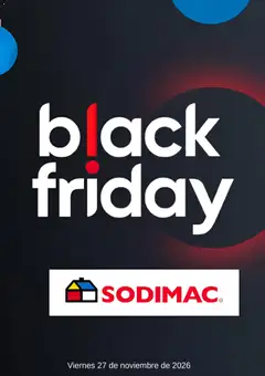 Vista previa de Sodimac Black Friday Aviso de la tienda Sodimac válido desde 20/10/2026