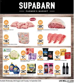 Preview of catalogue Supabarn catalogue from shop Supabarn valid 26/08/2026